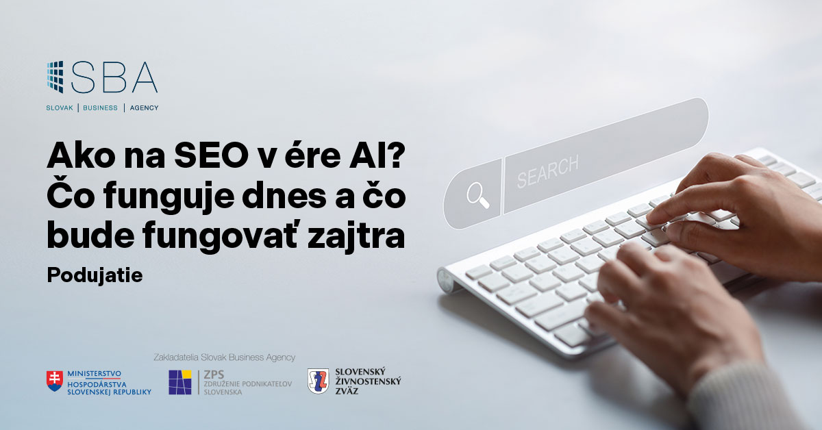 Podujatie: Ako na SEO v ére AI? Čo funguje dnes a čo bude fungovať zajtra